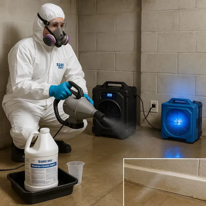 Sanitization and Odor Removal process in Mountain House, CA