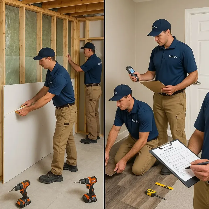 Repairs and Reconstruction process in Mountain House, CA